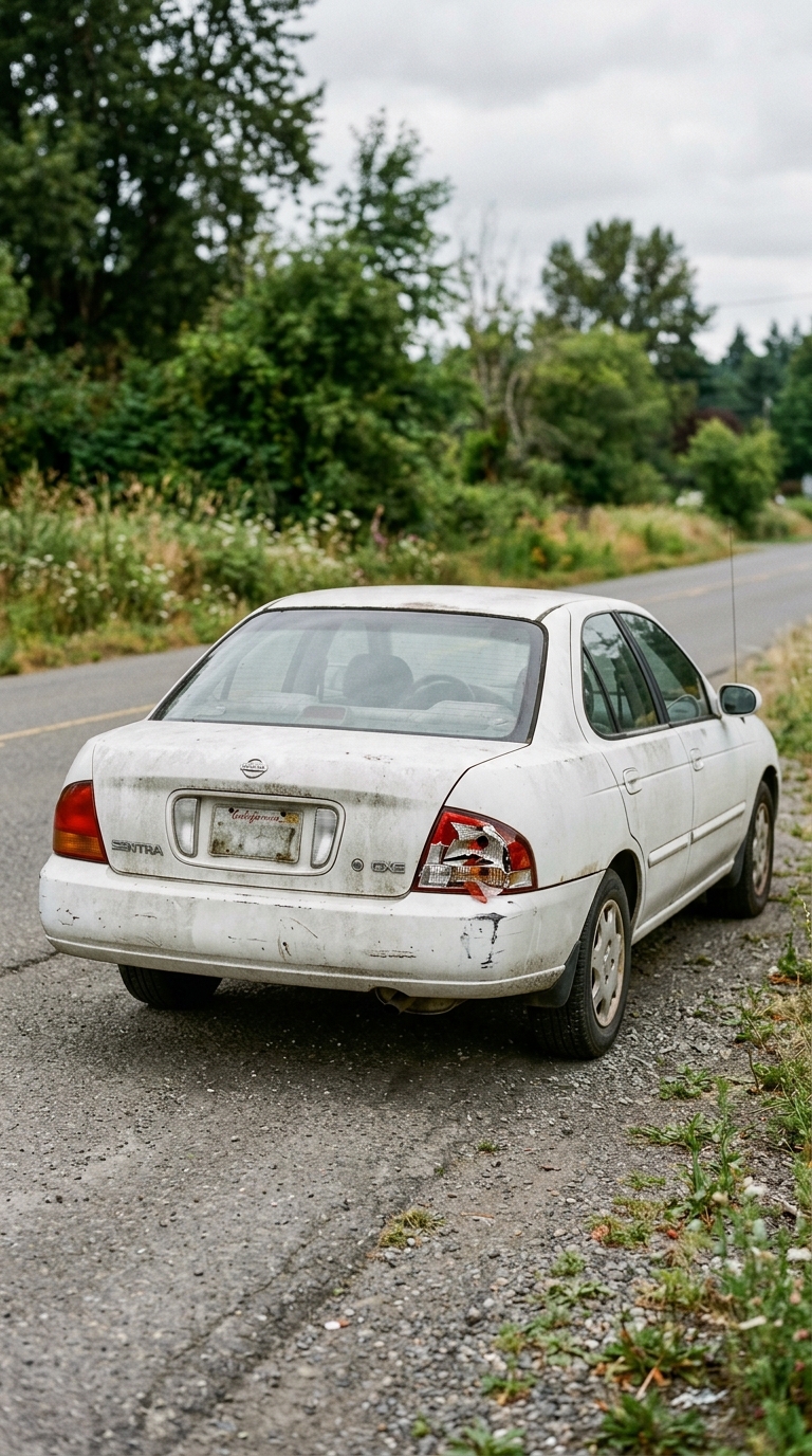 2003 Nissan Sentra white